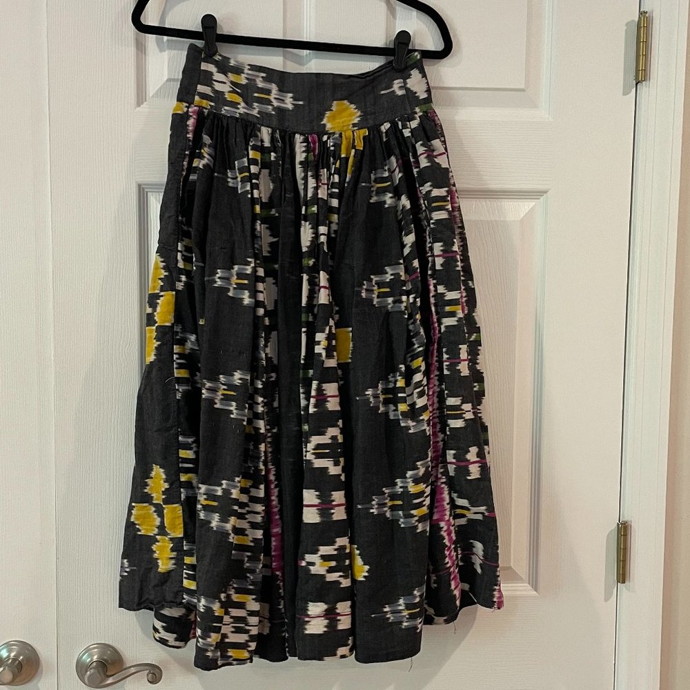 Calypso St Barth Multi Print Skirt - Size xs
